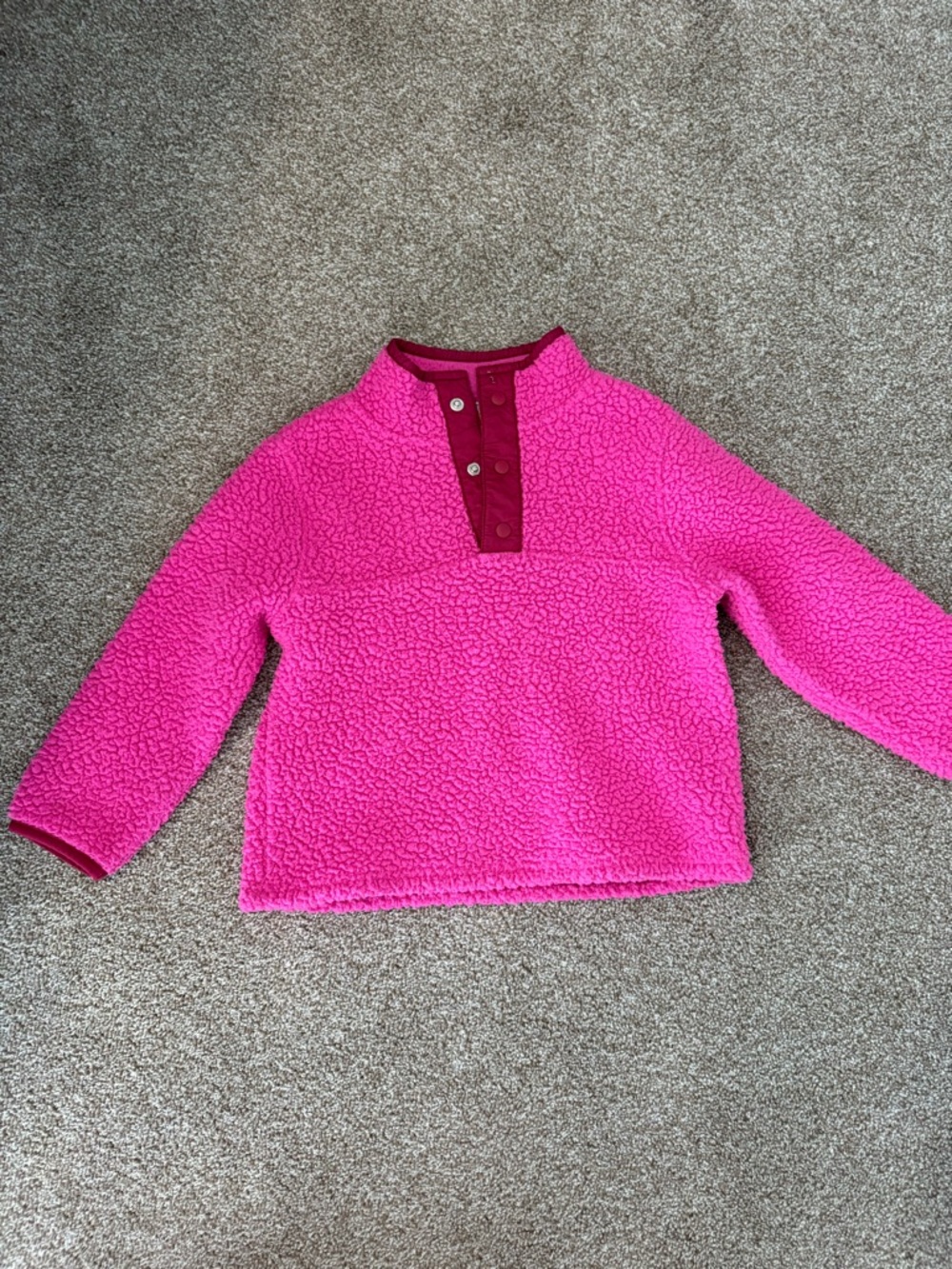 GAP 4T Sherpa sweatshirt pink